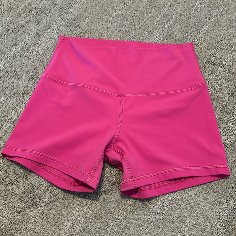 Lululemon align high rise shorts sonic pink